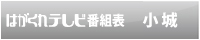 はがくれテレビ番組表　小城